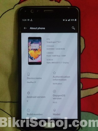 OnePlus 3T (6GB RAM & 64GB ROM)